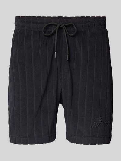 BOSS Shorts mit Label-Stitching Modell 'JAMES' Black 2