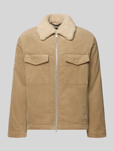 Marc O'Polo Regular fit jack van puur katoen Camel - 2