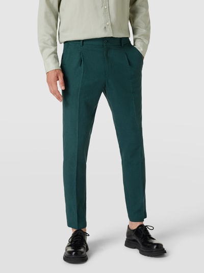 MCNEAL Broek met bandplooi Groen - 4