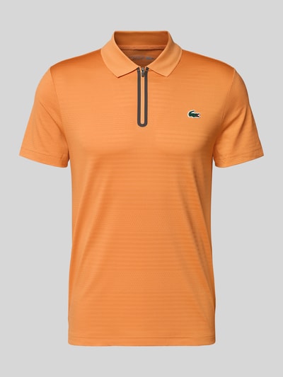 Lacoste Sport Slim Fit Poloshirt aus schnelltrocknendem Material Orange 2