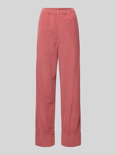 American Vintage Stoffhose mit elastischem Bund Modell 'PADOW' Altrosa Melange 2