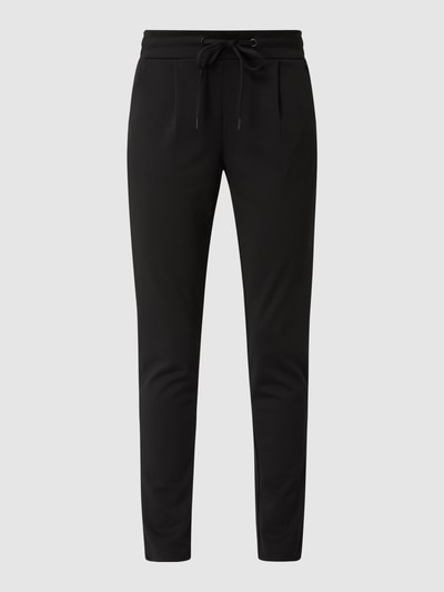 ICHI Sweatpants met tunnelkoord, model 'KATE' Zwart - 2