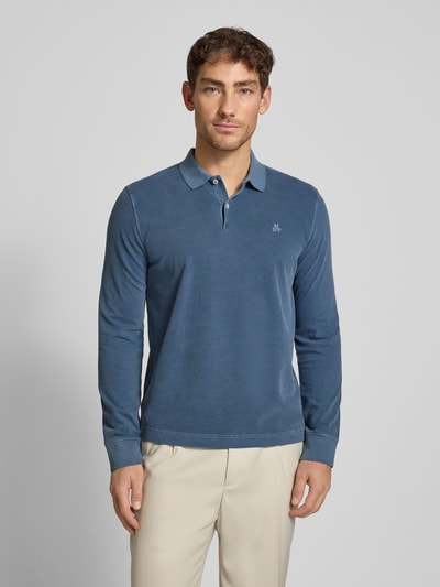 Marc O'Polo Regular Fit Poloshirt aus reiner Baumwolle Petrol 4