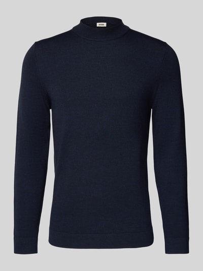 Drykorn Strickpullover aus Merinowolle Modell 'ARWON' Marine 2