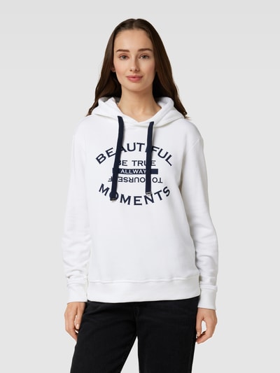 Montego Hoodie mit Statement-Print Weiss 4