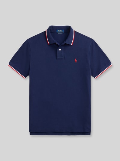 Polo Ralph Lauren Koszulka polo o kroju regular fit z czystej bawełny z paskami w kontrastowym kolorze Granatowy 2