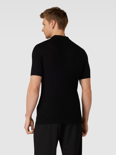 Antony Morato Poloshirt mit Strukturmuster Black 5