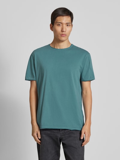 Strellson T-shirt met ronde hals, model 'Philo' Turquoise - 4