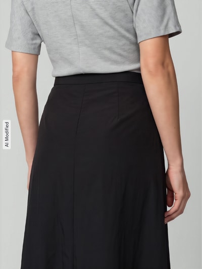 MM by Max Mara maxirok met geschlitste zoom Zwart - 3