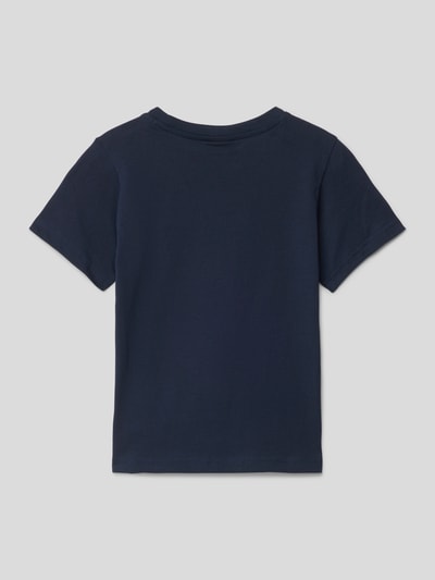 CHAMPION T-Shirt mit Label-Print Marine 3