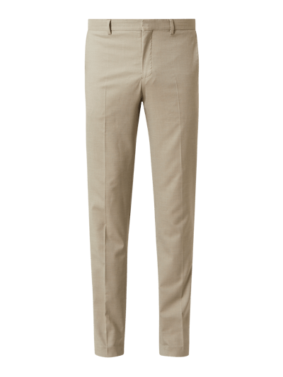 SELECTED HOMME Slim Fit Anzughose mit Stretch-Anteil Modell 'Mazenock' Beige 2