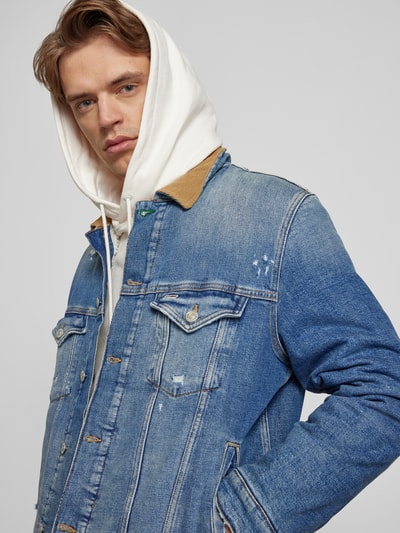 Tommy Jeans Jeansjacke im Used-Look Modell 'RYAN' Blau 3