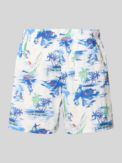 Tommy Hilfiger Badeshorts mit Allover-Muster Weiss 3