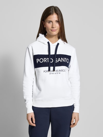 Christian Berg Woman Hoodie mit Statement-Print Weiss 4