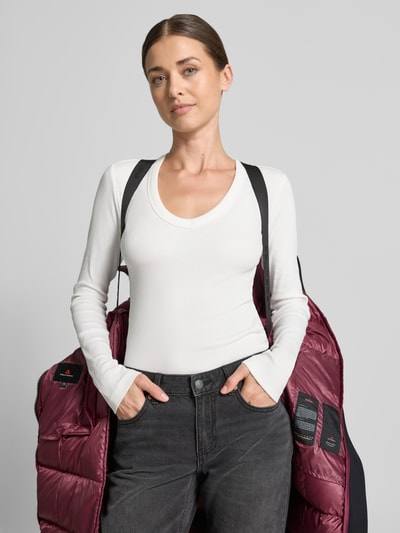 Peuterey lange donsjas met capuchon model 'NUNKI' Bordeaux - 3