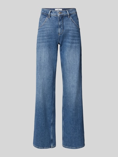 Brax Loose fit jeans met Franse steekzakken, model 'Maine' Blauw - 2