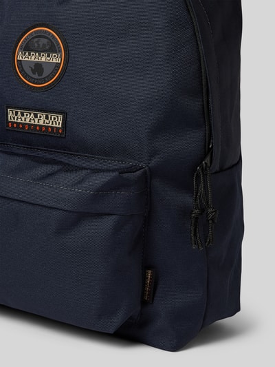 Napapijri Rugzak met labelbadges, model 'VOYAGE 3' Marineblauw - 3