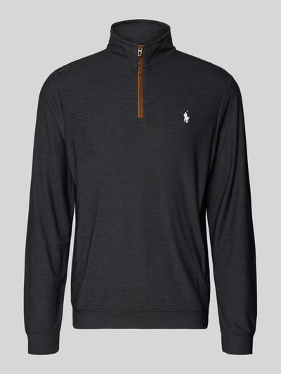 Polo Ralph Lauren Regular Fit Troyer mit Lyocell-Anteil Modell 'MOVEMENT' Black 2