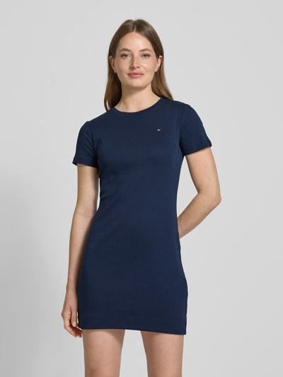 Tommy Hilfiger Getailleerde mini-jurk van puur katoen Marineblauw - 4