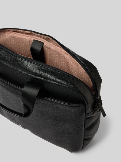 bugatti Laptoptasche mit Logo-Prägung Modell 'RICO' Black 5