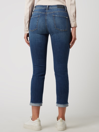 Cambio Cropped Slim Fit Jeans mit Stretch-Anteil Modell 'Piper' Blau 5