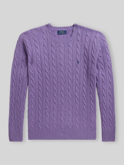 Polo Ralph Lauren Regular Fit Pullover aus Woll-Kaschmir-Mix Lila 2