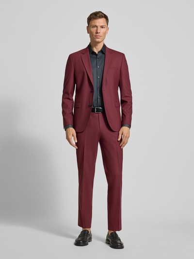 Jake*s Regular fit zakelijk overhemd van katoen met kentkraag Middengrijs - 1