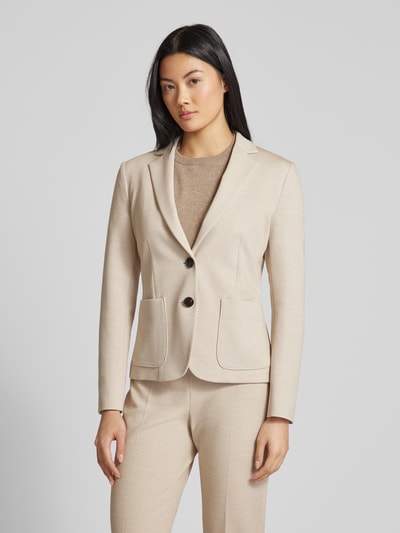 BOSS Blazer mit Reverskragen Modell 'Jonalahra' Beige Melange 4