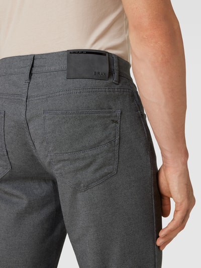 Brax Stoffhose im 5-Pocket-Design Modell 'Cadiz' Silber 3