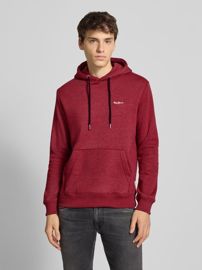 Pepe Jeans Regular Fit Hoodie aus Baumwoll-Mix Modell 'GRIFFIN' Rot 4