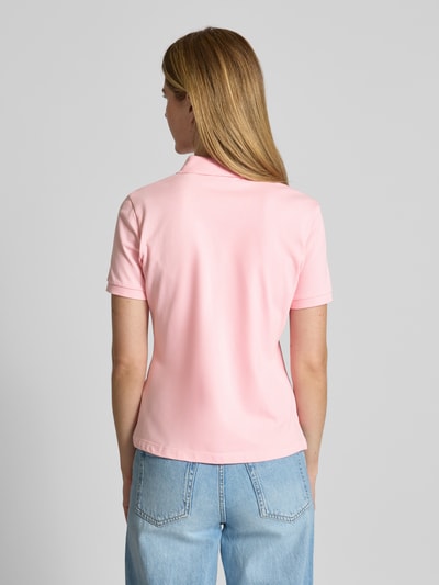 Gant Poloshirt mit Label-Stitching Pink 5