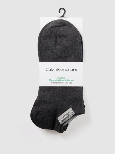 Calvin Klein Jeans Sneakersocken mit Bio-Baumwoll-Anteil Dunkelgrau 3