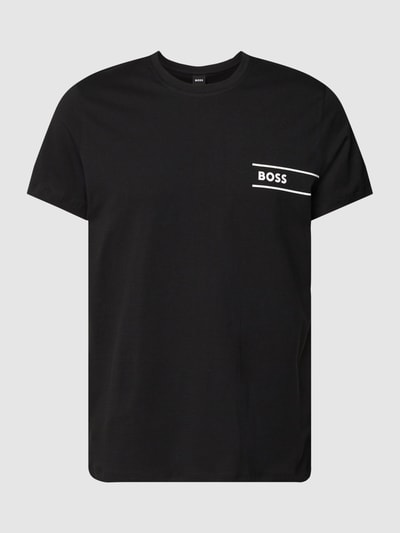 BOSS T-shirt met labeldetail Zwart - 2