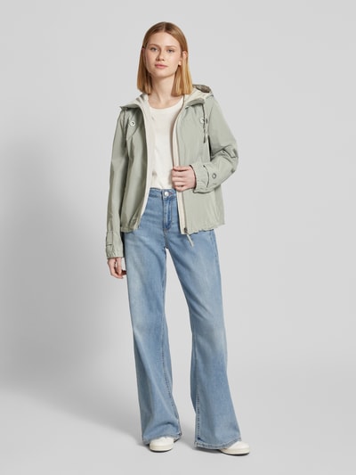 Amber & June Jacke mit Kapuze Khaki 1