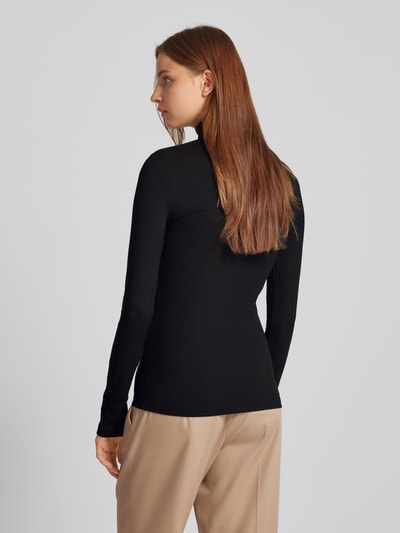 Calvin Klein Womenswear Shirt met lange mouwen en opstaande kraag Zwart - 5