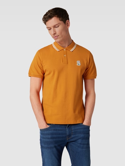 s.Oliver RED LABEL Poloshirt mit Label-Patch Orange 4