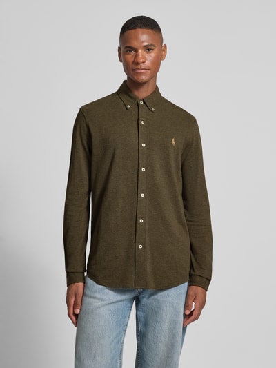 Polo Ralph Lauren Regular fit vrijetijdsoverhemd met button-downkraag Olijfgroen - 4