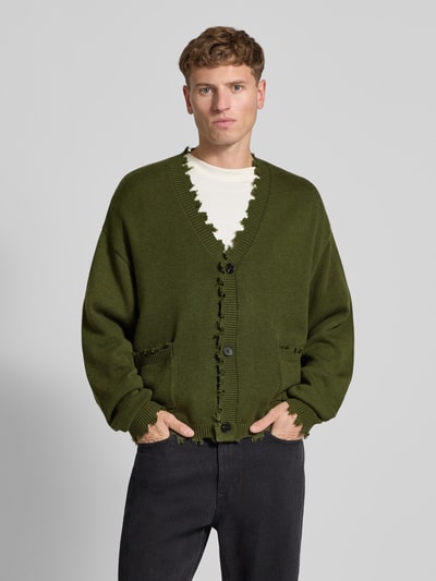 Don´t Waste Culture Vest met knoopsluiting Kaki - 4