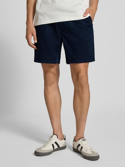 Tommy Jeans Tapered Bermudas aus Baumwoll-Cord Marine 4