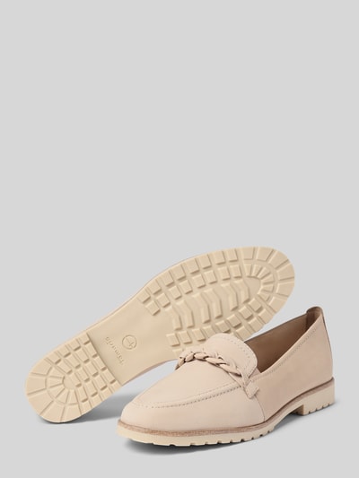 Tamaris Penny loafers met siernaden Taupe - 4