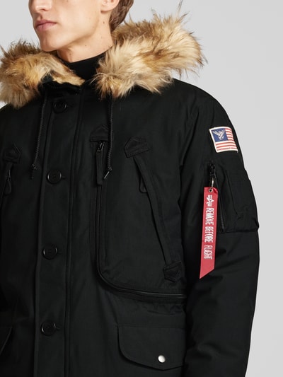 Alpha Industries Parka met opstaande kraag Antraciet - 3