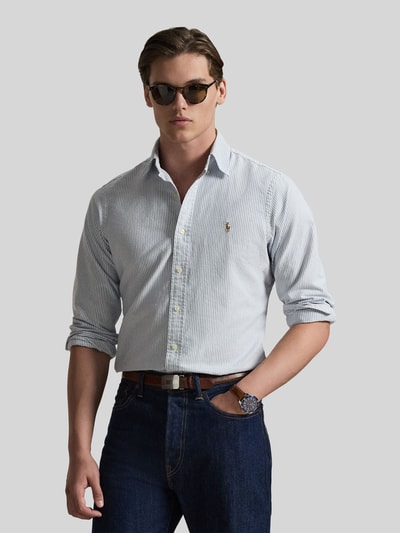 Polo Ralph Lauren Koszula casualowa z czystej bawełny o kroju regular fit Granatowy 4