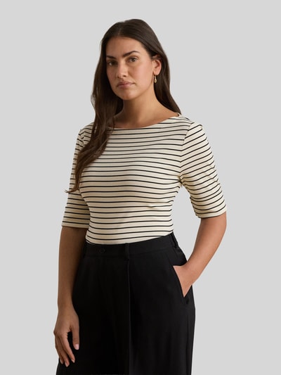 Lauren Ralph Lauren męski t-shirt o kroju regular fit z mieszanki bawełny Jasnoszary 6