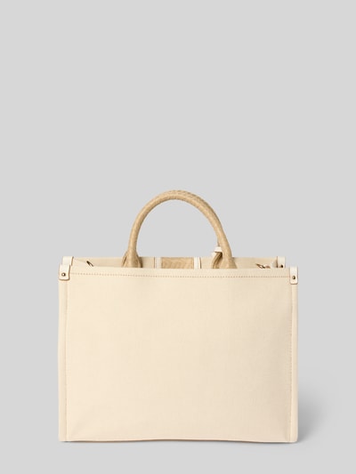 Liu Jo White Handtasche mit Tragehenkeln und Schulterriemen Beige 4