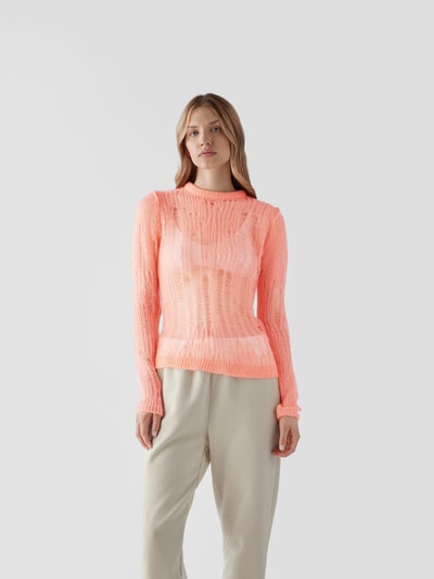 Rick Owens Pullover in Grobstrick-Optik Pink 4