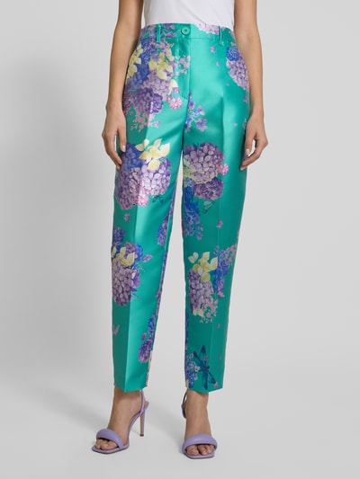 Marc Cain Feminine Fit Hose mit Gürtelschlaufen Smaragd 4