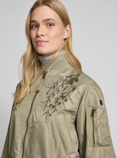 Blonde No. 8 Bomberjacke mit Motiv-Stitching Khaki 3