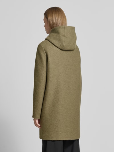 Fuchs Schmitt Wollen jas met capuchon Rietgroen - 5