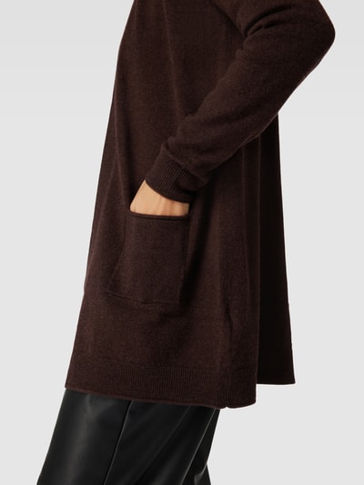 Christian Berg Woman Cardigan mit aufgesetzten Eingrifftaschen Schokobraun meliert 3