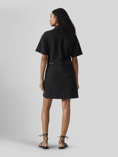 Levi's® Jeanskleid mit Knopfleiste aus reiner Baumwolle Black 5